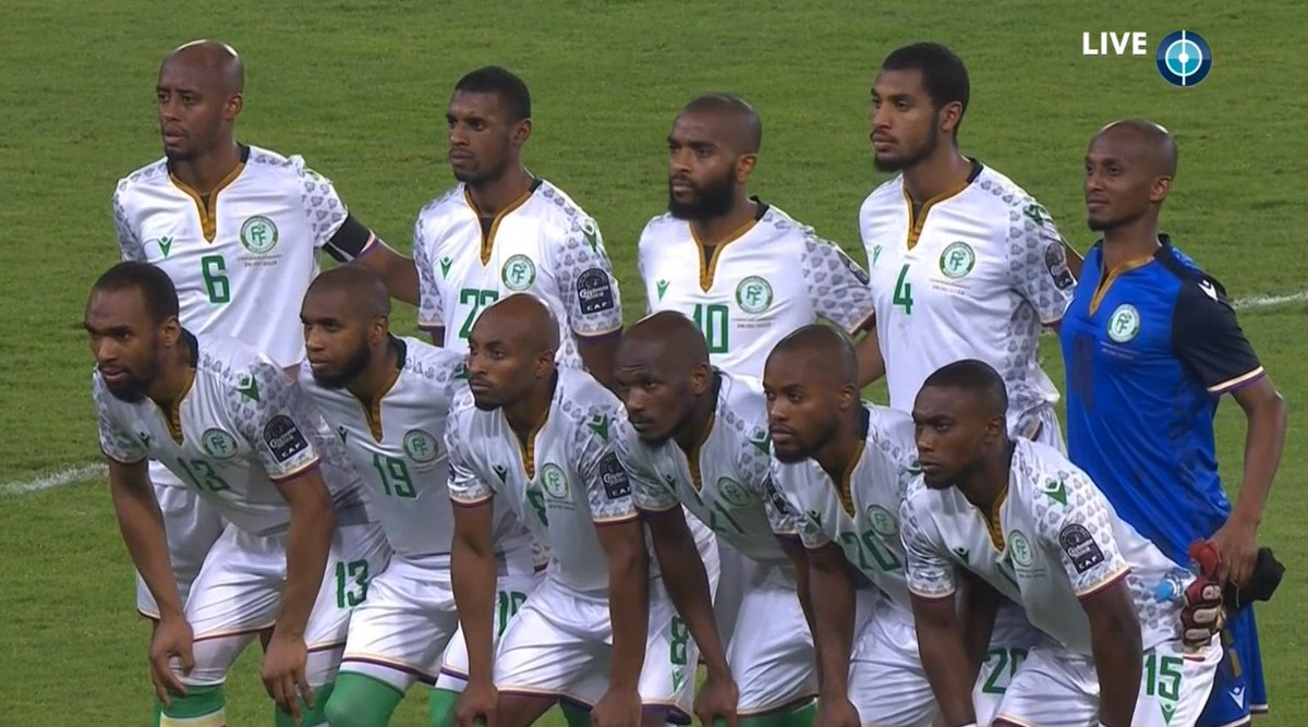 VibesFoot's tweet photo. Peu importe l’issue du match, ils auront été vaillants. 👏 #TeamComoros #CAN2021 https://t.co/U6LgVy1coW