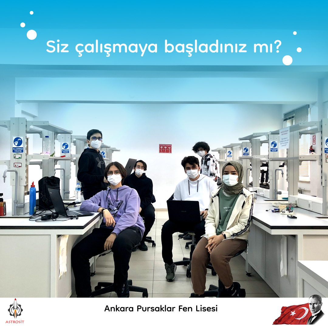 2022 Teknofest Liseler Arası Alçak İrtifa Roket Yarışmasına, Astrosit Roket Takımımızın çalışmaları başlamıştır. <a href="/teknofest/">TEKNOFEST</a> <a href="/roketsan/">ROKETSAN</a> <a href="/varank/">Mustafa Varank</a> <a href="/Selcuk/">Selçuk Bayraktar</a> #TEKNOFEST2022 <a href="/FenPursaklar/">Ankara Pursaklar Fen Lisesi</a>