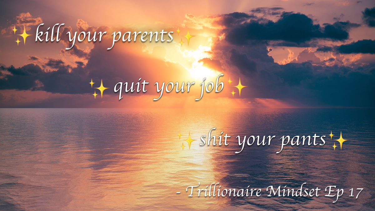 trillionairepod's tweet photo. monday motivation https://t.co/Dq58tGlc98
