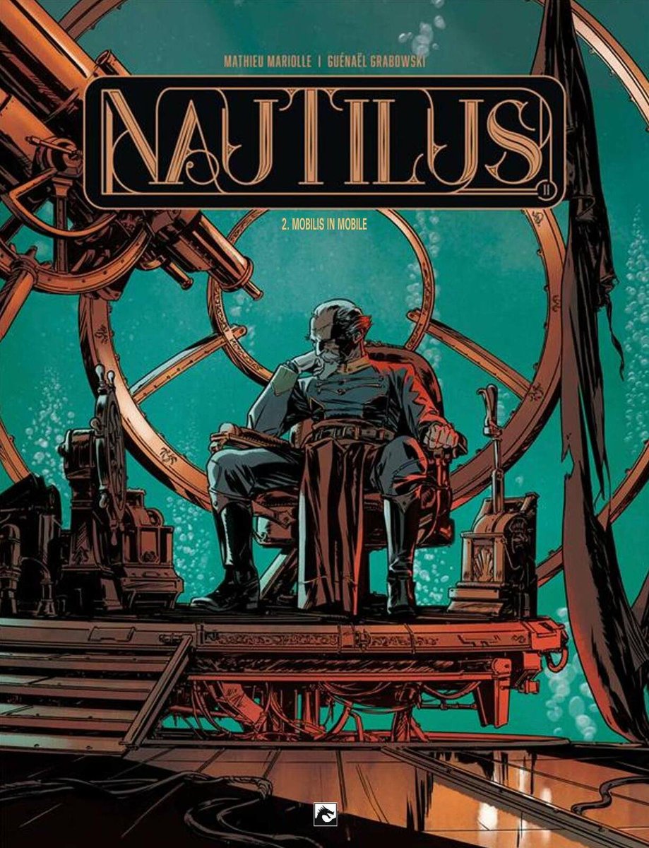 stripland_BENL's tweet photo. Deze week verschijnen de eerste twee delen van #Nautilus bij #DarkDragonBooks. Een #steampunk-strip op scenario van Mathieu #Mariolle met tekenwerk van debutant Guénail #Grabowski. 1899, 20.000 kilometer diep in de zee. #JulesVerne #KapiteinNemo #DDB https://t.co/cAFnfG7VaY