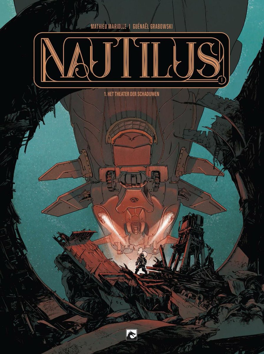 stripland_BENL's tweet photo. Deze week verschijnen de eerste twee delen van #Nautilus bij #DarkDragonBooks. Een #steampunk-strip op scenario van Mathieu #Mariolle met tekenwerk van debutant Guénail #Grabowski. 1899, 20.000 kilometer diep in de zee. #JulesVerne #KapiteinNemo #DDB https://t.co/cAFnfG7VaY