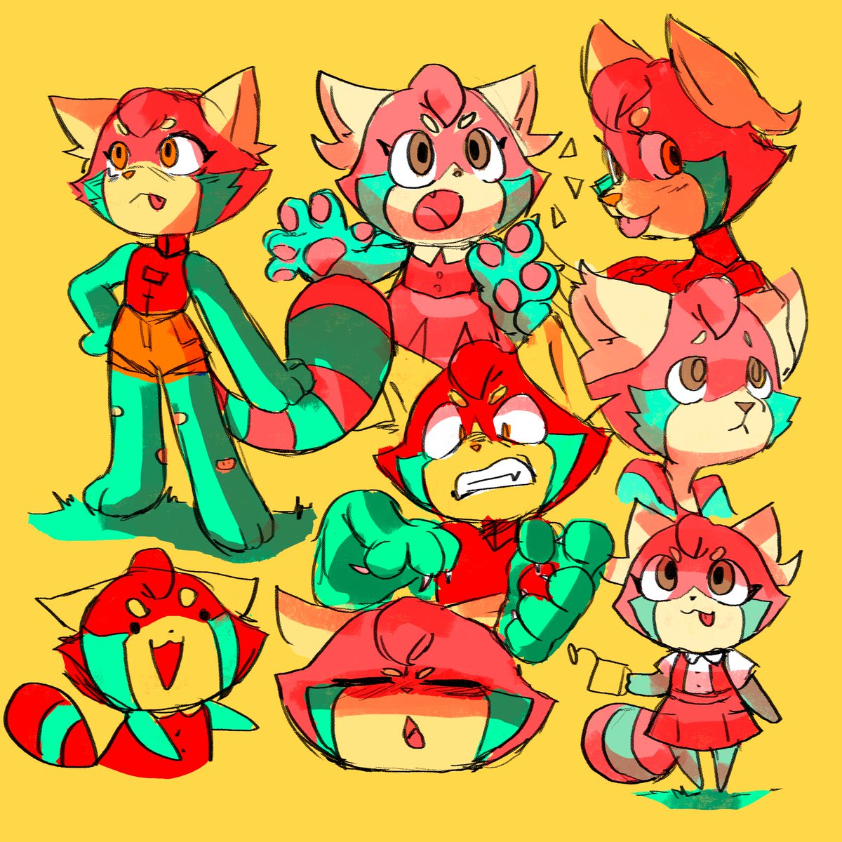 SKETCHEEES, Reb in many colors u///u