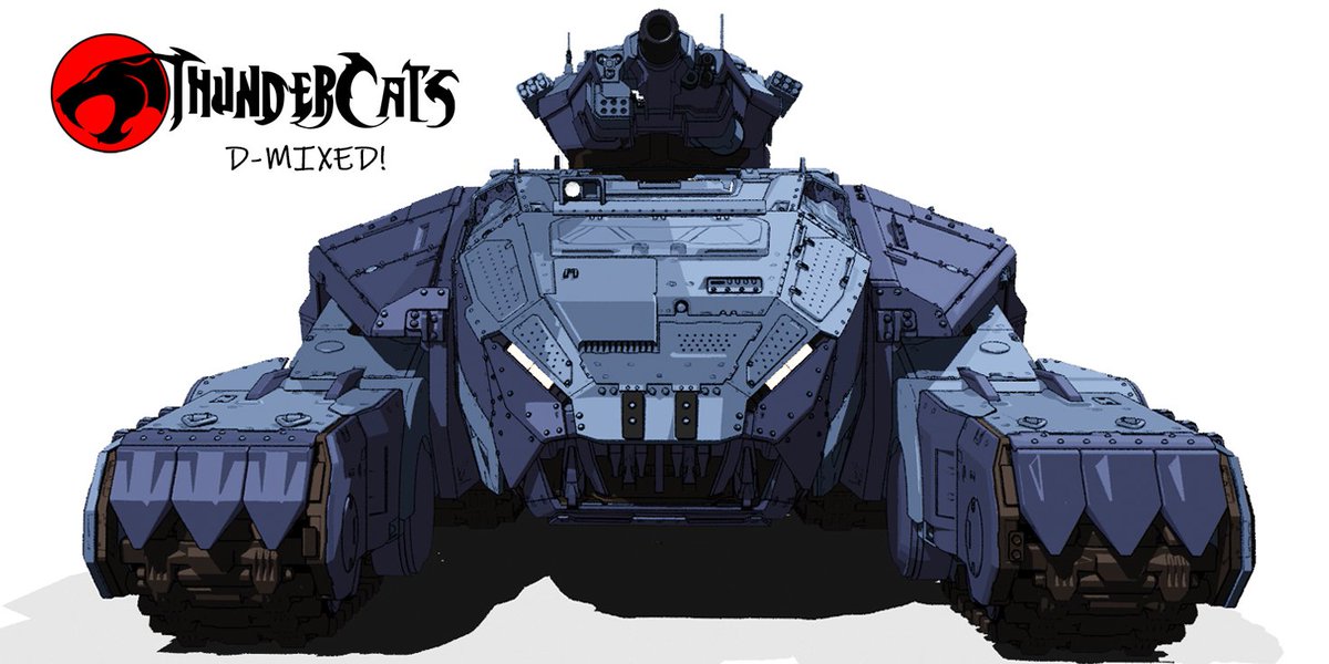 Vsions's tweet photo. Thundertank Remix front view. I wonder what a remixed Panthro might look like? I guess we will see soon 😉

#thundercats #scifi #hardsurface #dennismejillones #80scartoons #tank #futuristic https://t.co/5I4Oh1biFq