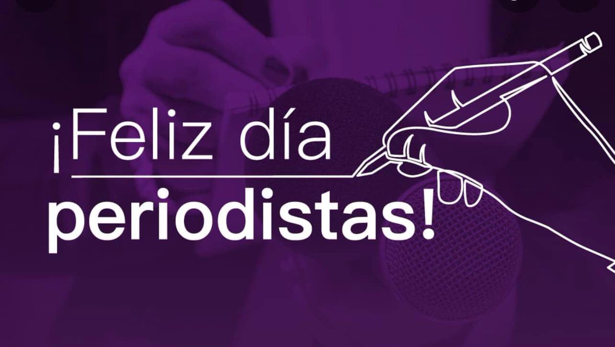 Feliz día a todos los periodistas que informan de nuestro deporte, pero sobre todo a los que informan en igualdad y sin ningún tipo de favoritismo ya que todos contribuimos por igual al fútbol sala o cualquier deporte. #DiaDelPeriodista