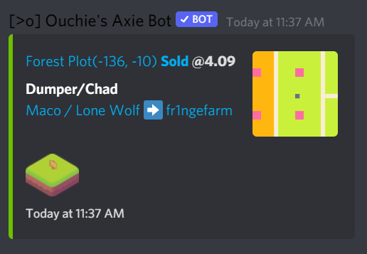 fr1ngexyz's tweet photo. Picked up @AxieInfinity land! A humble estate 😇 https://t.co/NGdO5tqSZ6