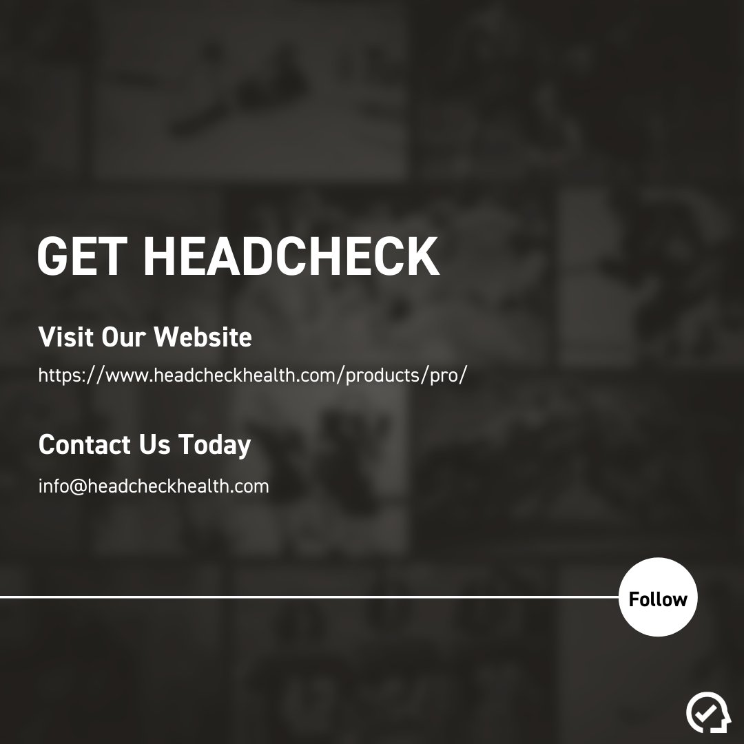 HEADCHECKHealth's tweet photo. HEADCHECK New Web Portal is now live! See how users achieve better concussion care and experience with HEADCHECK.
Prioritize athletes' safety today: https://t.co/PdSAJpzUJs
#digitalhealth #sportstech #concussionmanagement #concussiontool #concussiontechnology #healthtechnology https://t.co/cNTDOyX5Kx