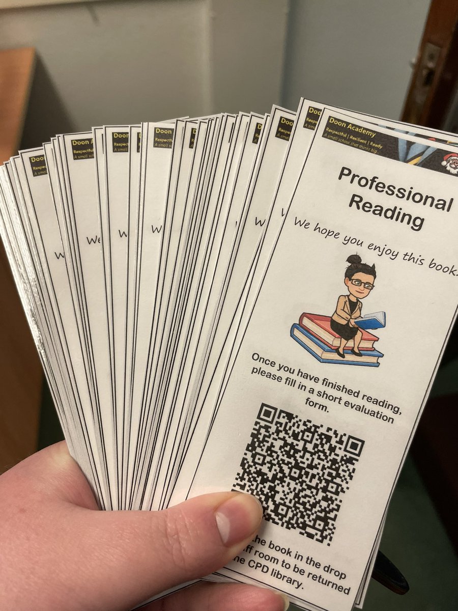Huge thank you to <a href="/TTDelusion/">Bruce Robertson</a> for chatting to me tonight about the work his school have been doing around embedding staff CLPL and improving pedagogy. Looking forward to setting up our refreshed professional reading library for staff <a href="/DoonAcad/">Doon Academy</a> #CLPL #AlwaysLearning