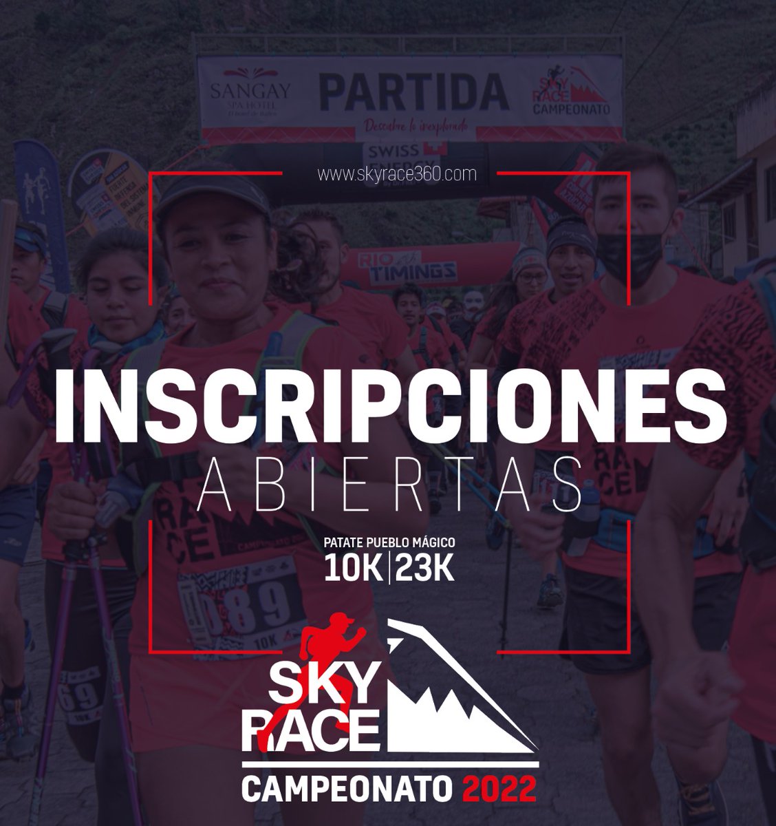 Nuevas e increíbles rutas te esperan, descubramos nuestro hermoso Ecuador y porque no corriendo en la naturaleza, inscríbete ahora ➡️skyrace360.com/inscripciones/
<a href="/swissenergyec/">Swiss Energy Ecuador</a> <a href="/SANGAYSPAHOTEL/">SANGAY SPA HOTEL</a>  <a href="/petzlenecuador/">Dotalturas / Petzl Ecuador</a> <a href="/GADPATATE/">GAD PATATE</a>