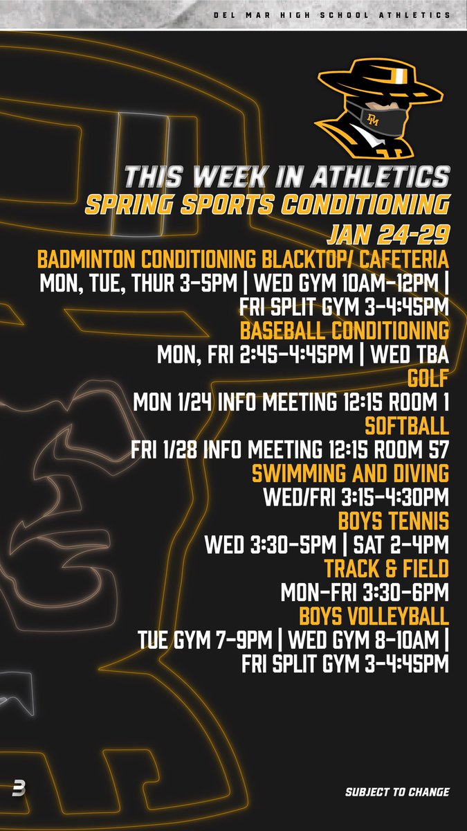 Del Mar (@delmarathletics) on Twitter photo 