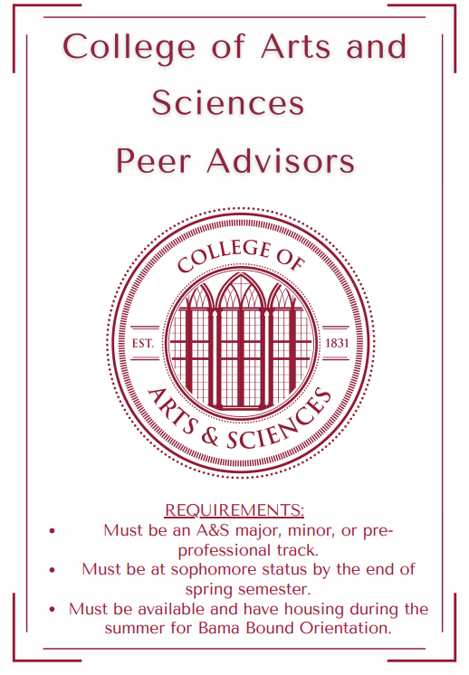AS_StuServices's tweet photo. A&amp;S Peer Advisor applications are open! Apply today. https://t.co/i5FqCfgV58