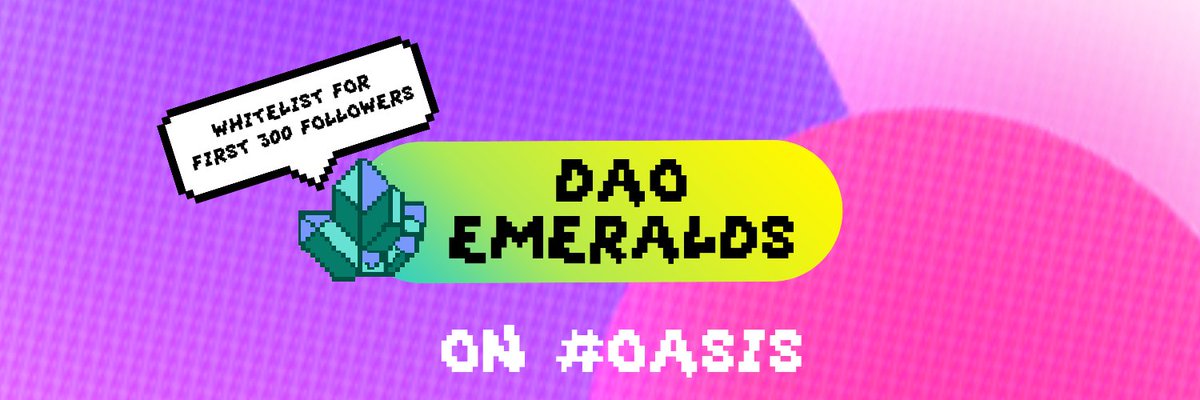 DAOEmeralds's tweet photo. π Join our discord and discover the first #NFTDAO on #EmeraldChain π #DAOEmeralds
π Join now: https://t.co/KSwqz8Vr0Y https://t.co/YutyzdrhYt
