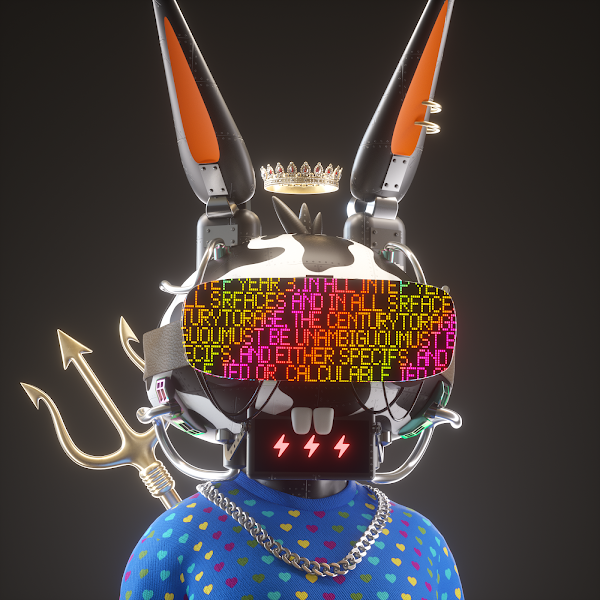 Just redeemed my final hall pass for <a href="/HPPRSNFT/">Heinous Rabbit</a> and it's safe to say I got a banger