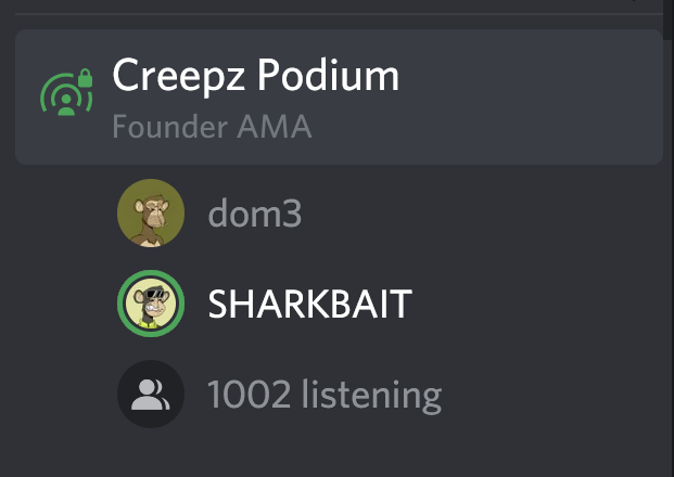 Probably nothing happening in the @CBCreepz discord...