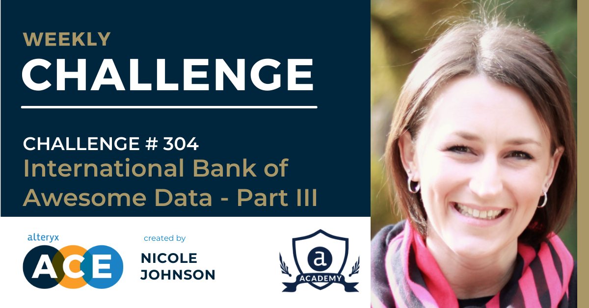 alteryx's tweet image. The Alteryx Designer challenges are a great way to learn and improve your skills. Solve this week&apos;s challenge, share your solution and summit the ranks of the Community. ow.ly/kMvW50HBJB5 #AlteryxAcademy