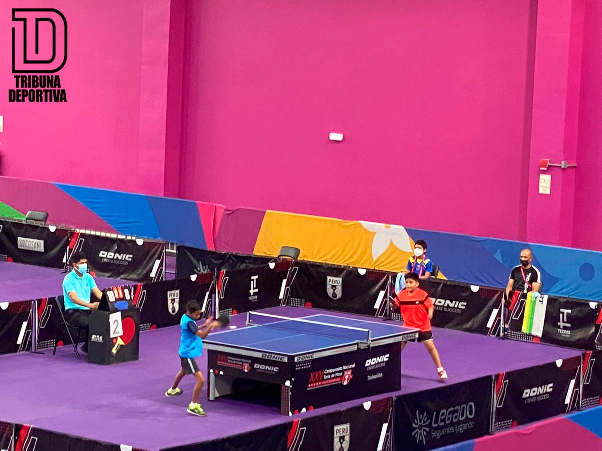 PeruTribuna's tweet photo. XXV CAMPEONATO NACIONAL DE TENIS DE MESA.

Tribuna Deportiva está presente en el Polideportivo 3 de la Videna donde se está desarrollando el Campeonato Nacional de Tenis de Mesa con los mejores del país. @TenisdeMesaPeru 
📸: @FerLozat 

#TenisDeMesa #CampeonatoNacional https://t.co/rq7d020iU6
