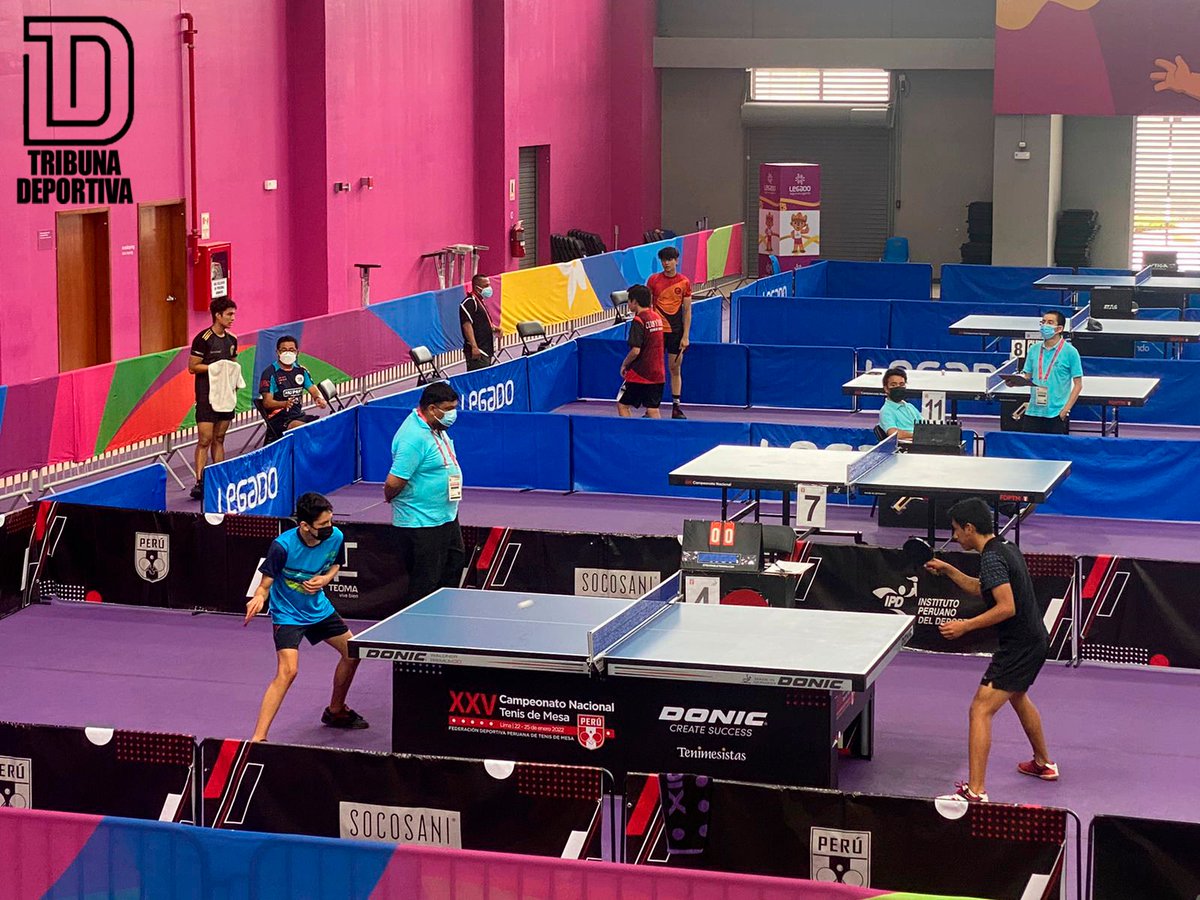 PeruTribuna's tweet photo. XXV CAMPEONATO NACIONAL DE TENIS DE MESA.

Tribuna Deportiva está presente en el Polideportivo 3 de la Videna donde se está desarrollando el Campeonato Nacional de Tenis de Mesa con los mejores del país. @TenisdeMesaPeru 
📸: @FerLozat 

#TenisDeMesa #CampeonatoNacional https://t.co/rq7d020iU6