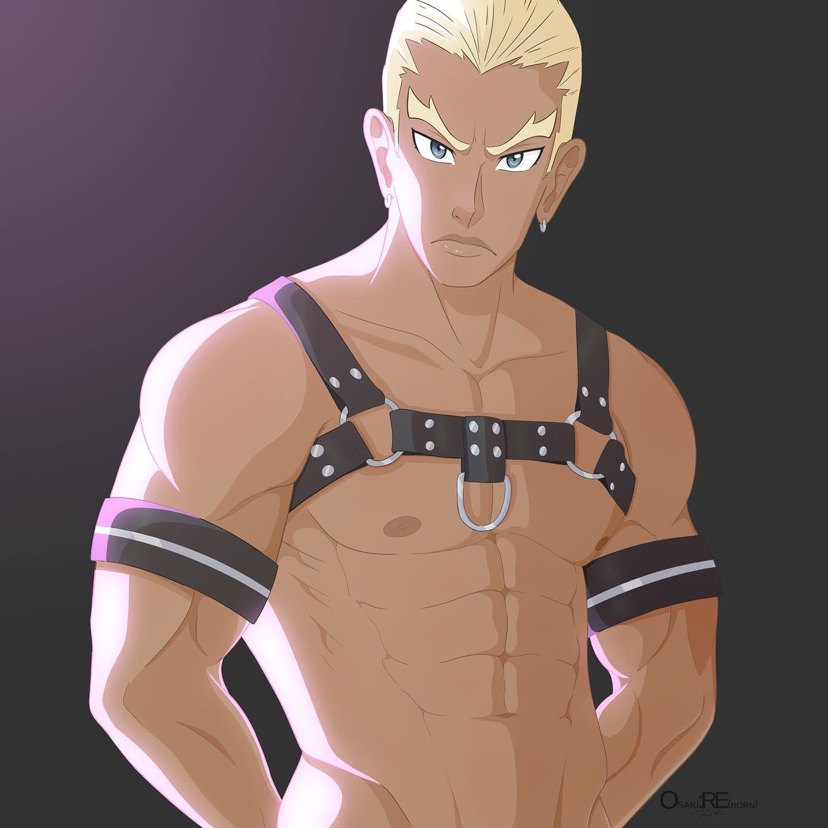 osaki_re_born's tweet photo. Gamagori was one of my first crushes and I think I’m not completely over him yet 😍
.
.
.
#killlakill #killlakillfanart #killlakillgamagori #gamagori #gamagoriira #manga #anime #bara #baraart #baramuscle #muscle #abs #harness #muscleharness #gay #digitalart #digitaldrawing https://t.co/iZnfJhHcXO
