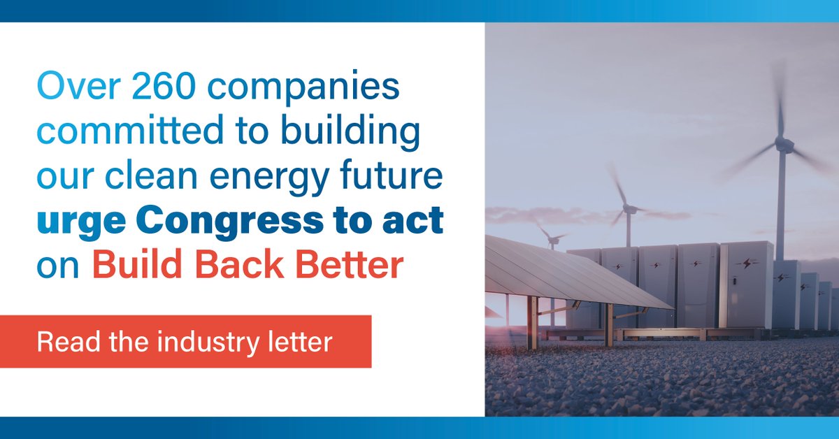 EolusNA's tweet photo. We are committed to building the clean energy future. Together with @USCleanPower and other 260 clean energy companies we support the Build Back Better Act.
#ActOnBuildBackBetter #BuildBackBetterAct #renewableenergy #cleanenergy #renewables
https://t.co/xzIWcZOF4j https://t.co/5ZImvyLktY