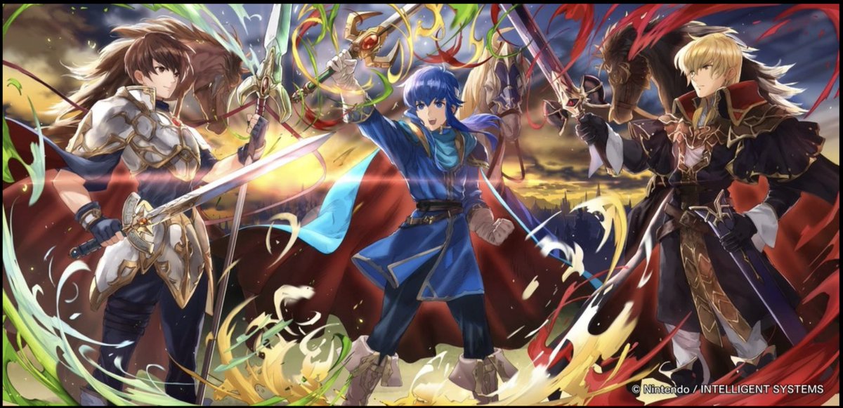 Bros? Oh you best believe he’s got bros!

The three musketeers got nothing on these three children of Jugdral! #CYL6