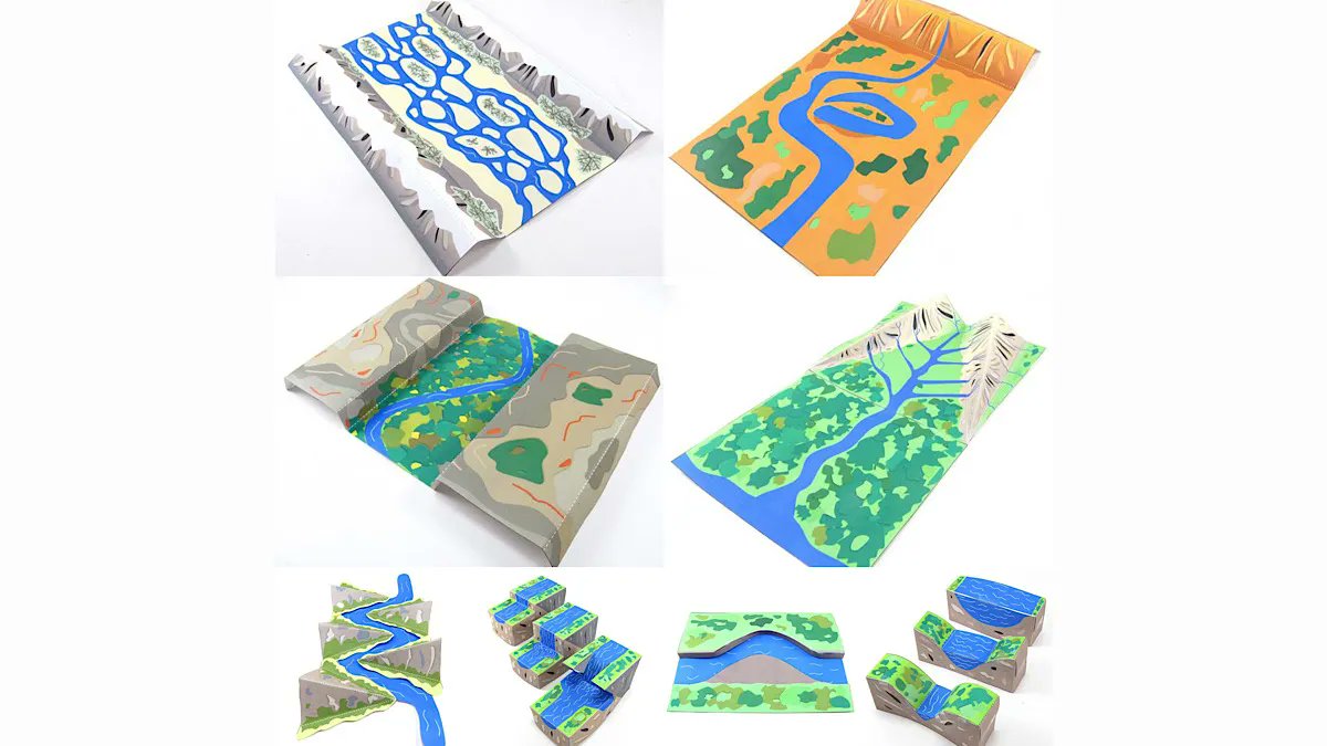 OrigamiCells's tweet photo. Looking for new ways to teach #rivers? Take a look at our paper models! Cover meanders, river valleys, oxbow lakes, drainage basins & more. https://t.co/EDAh2kL2BW
#oxbowlakes #drainagebasins #meanders #rivervalleys #waterfalls #geography #geographyteacher https://t.co/GvhBlM8Qdr