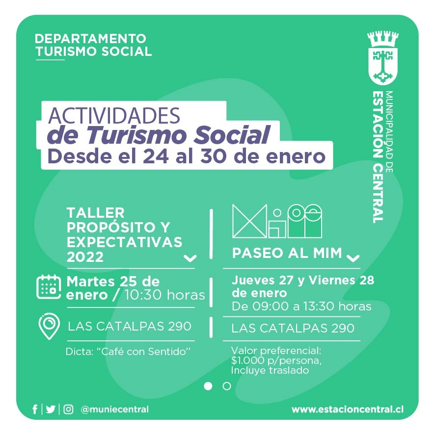 TurismoECentral's tweet photo. No se pierda nuestras actividades 🙂 https://t.co/yz2agu3oTc