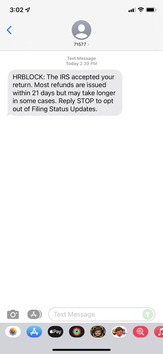 Asil1278's tweet photo. Received this text today. @HRBlock  Pretty sure it’s a scam.  Let the tax scams begin. FYI- H&amp;R Block is who I use to file taxes, but I haven’t even done mine yet. https://t.co/UXpVnVQgz3