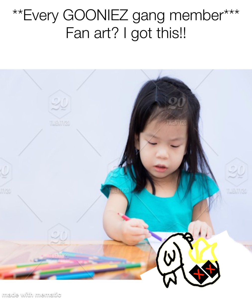 abe11_eth's tweet photo. Literally me right now.. #GooniezGangNFT #chaoschallenge #GOONIEZ @GooniezNFT https://t.co/8eRSVZFhjV