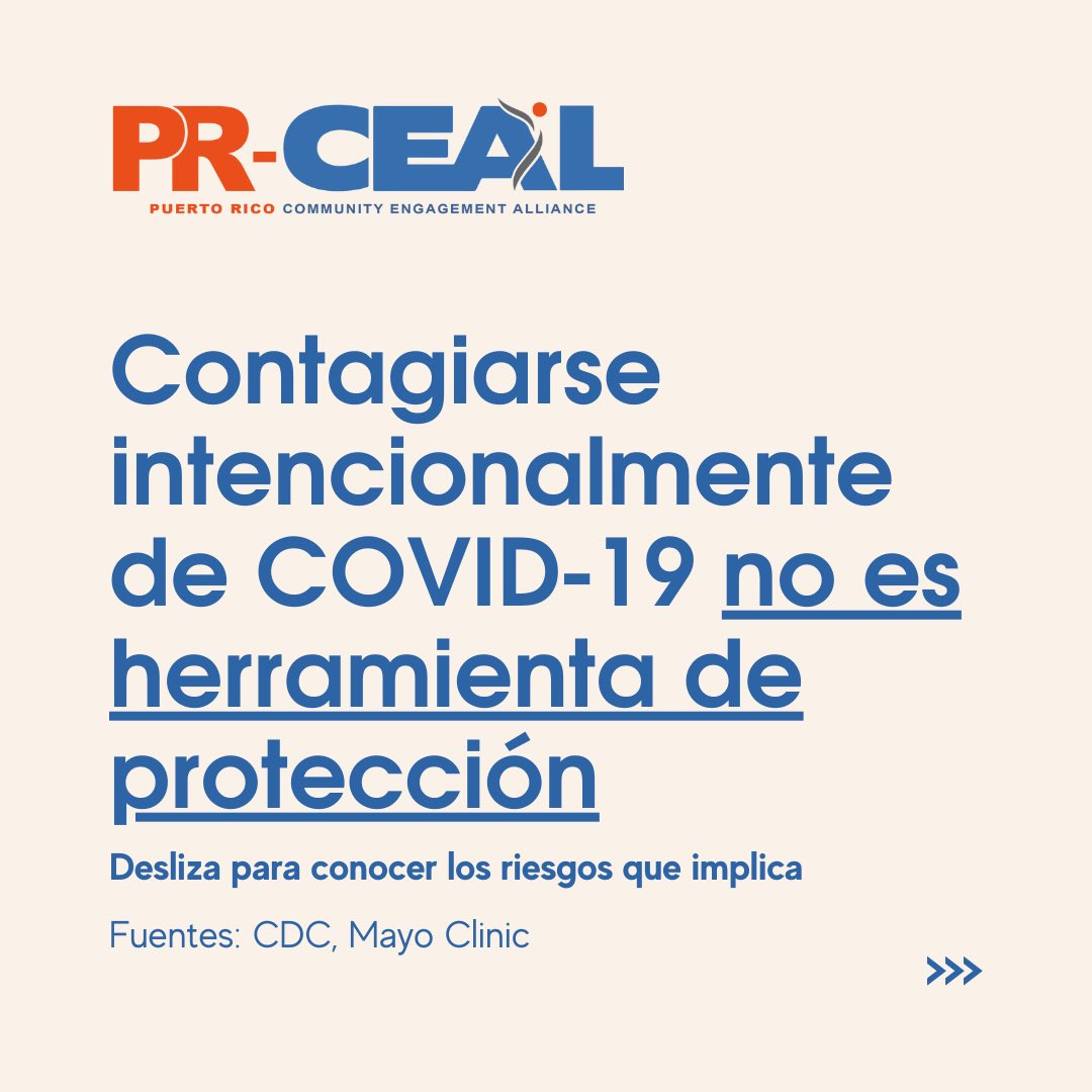 prceal's tweet image. CONTAGIARSE INTENCIONALMENTE DE COVID-19 NO ES UNA HERRAMIENTA DE PROTECCIÓN (1/2)