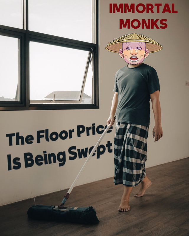 BaArshiaX's tweet photo. There is Bear Market in #crypto,
But @ImmortaIMonks floor price is swept.🙌💎

#NFTutility #DAO #NFTDAO #passiveincome #NFTProject #NFTCommunity https://t.co/1sH9rAZIfi