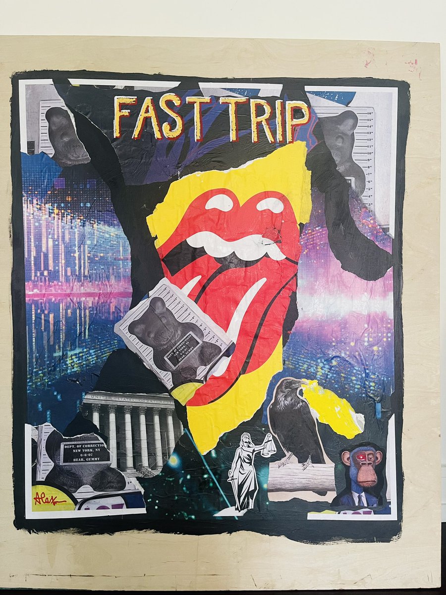 MaxDilendorf's tweet photo. Now this is art 🖼.  If you get it, you get it.  @WhIsBe #nft #fasttrip #bsavoyage https://t.co/Ni4GcZi5KN