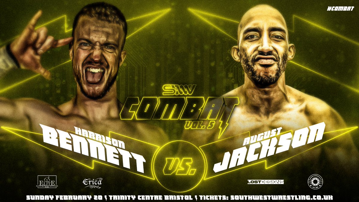 swwwrestling's tweet photo. #COMBAT | MATCH ANNOUNCEMENT

20/02/21, @TrinityBristol - @ManLikeBeano and @August_Jackson1 square off in a charisma fest!

🎟 https://t.co/VHBE9AengU

*Subscribe through the link below to be notified first for everything #SWW*
https://t.co/aklJu10Kwr https://t.co/5R7ZRhVBgB