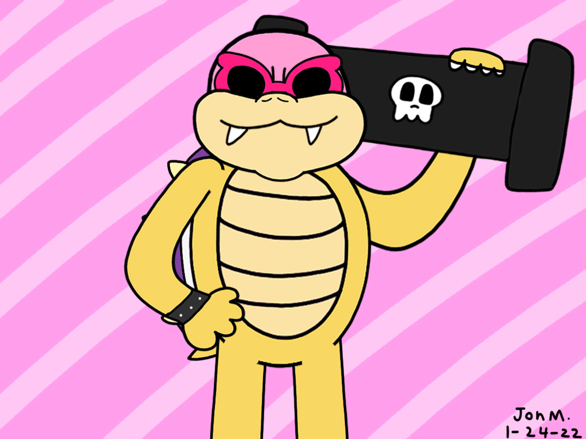 Roy Koopa!❤️ #digitalart #RoyKoopa #digitaldrawing #SuperMario #Koopaling #Nintendo #Videogame #fanart #adobephotoshop #myart