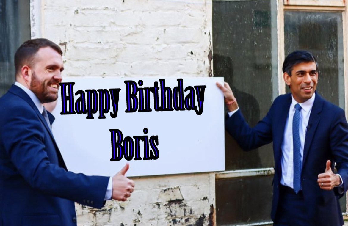 JEGullisnotMP's tweet image. #HappyBirthdayBoris
#PartyGate
#oneruleforusnorulesforthem 
#ToriesPartiedWhilePeopleDied 
#JohnsonOut
#ToriesOutOfStoke
#GullisOut