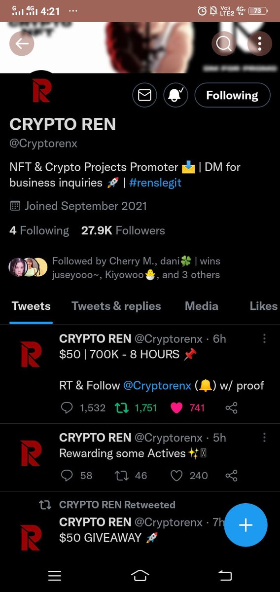 arkibaron's tweet photo. @Cryptorenx Done https://t.co/b4duQUTnJm