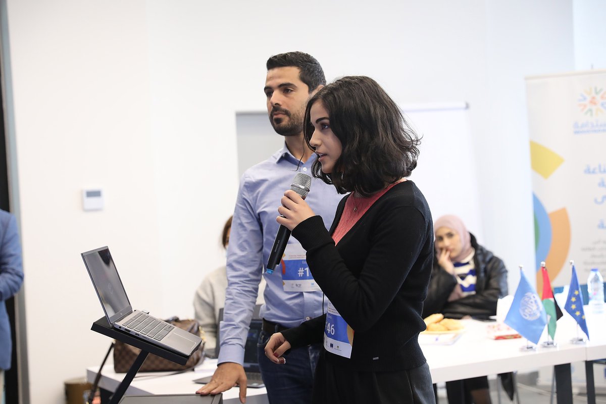 moustadama's tweet photo. The #PalestineCleanTechInnovationCompetition - 1st Edition picks up the pace. Today at the @PTechnopark, 6 #Palestinianstartups from #WestBank and #Jerusalem pitched in front of a distinguished jury of international experts. #staytuned #UNIDOPalestine @EUpalestinians #MoNE #MoEE https://t.co/raMmrcKYuO