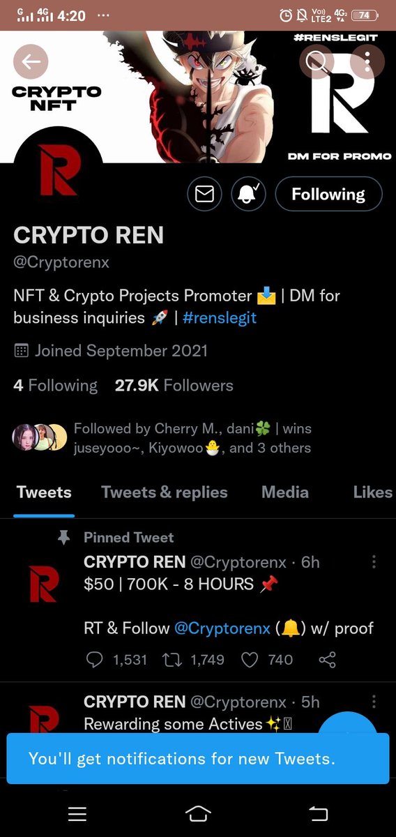 arkibaron's tweet photo. @HwanniePromotes @Cryptorenx Done https://t.co/wseO09Xx6N