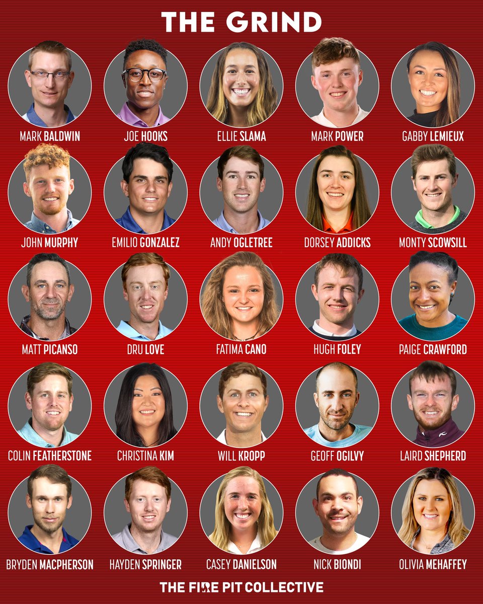 Introducing the protagonists of “The Grind.” Every golfer is chasing something. firepitcollective.com/the-grind/