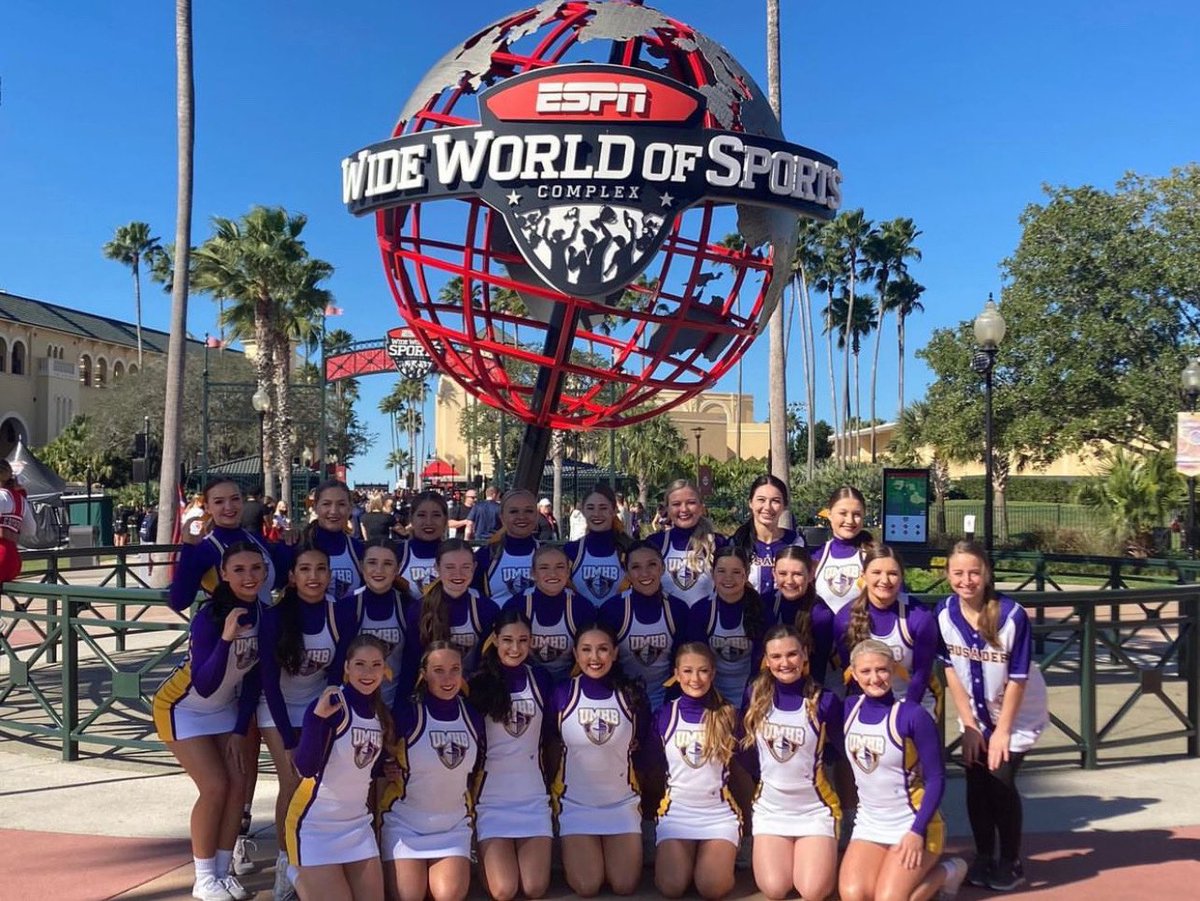 Congratulations to Cru Cheer for making history at UCA Nationals by making it to finals and placing 9th in the nation! We are proud of you!

#GoCru
<a href="/UMHB/">Mary Hardin-Baylor</a>