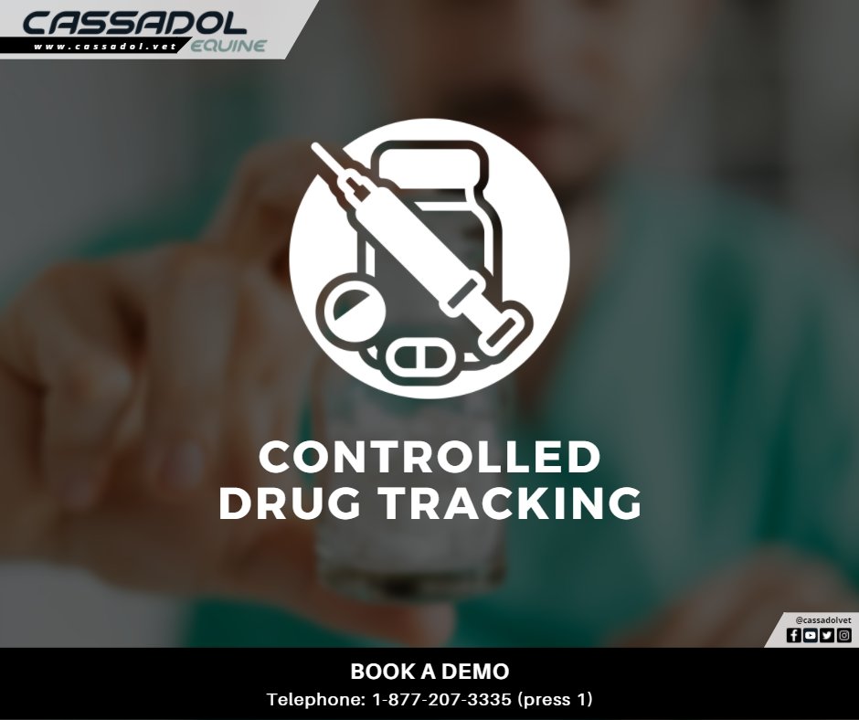 cassadolvet's tweet photo. Controlled Drug Tracking Helps Veterinarians Keep Their Patients Safe. ๐ด
Schedule a demo now via https://t.co/fIjVPvNnfY
____________________
#stable #equinesoftware
#horsemanagementsystem
#equinevet https://t.co/EArSVvKI7X