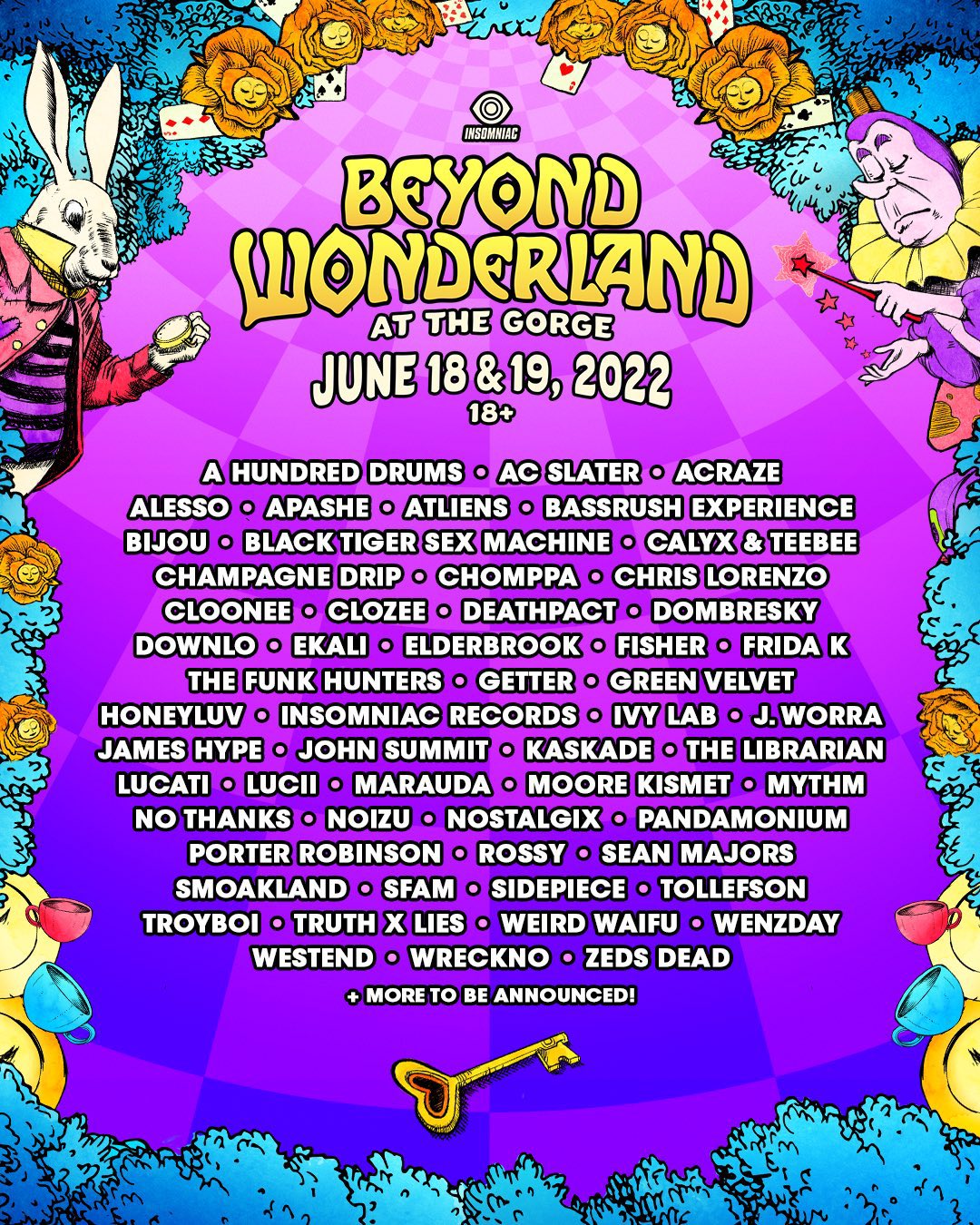 Beyond Wonderland Gorge 2022 lineup