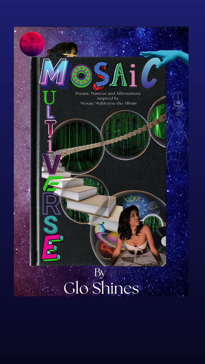 #MULTIVERSEmosaic 📚 and #mosaicmultiverse 🎶 NOW available for purchase. *link in below*

linktr.ee/Glo_Shines

#Hiphop #poetry #spokenword #affirmations  #mantras #literature  #author #authoress #ep #gloshines #multidimensional