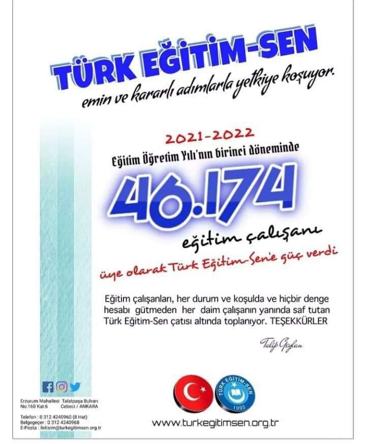 IAltunnar's tweet photo. #yetkiliSendikaTürkeğitimSen https://t.co/77o2tU7Kt0