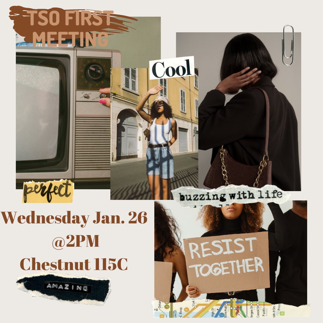 triosssunt's tweet photo. TSO welcomes you back! We will be having our first meeting of the semester this Wednesday @ 2PM. Reflect on your goals and create your own vision board! See you there! https://t.co/6nE6mj159o