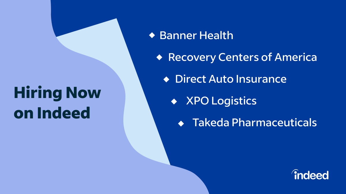 Indeed (@indeed) on Twitter photo 🔎 On the job hunt? These companies (and more) are actively #hiring! Sign up for your virtual interview today. ⤵️
indeedhi.re/32lP2iG
<a href="/BannerCareers/">BannerHealth Careers</a>
<a href="/RecoveryCOA/">Recovery Centers of America</a>
<a href="/DirectAutoIns/">Direct Auto Insurance</a>
<a href="/XPOLogistics/">XPO</a>
<a href="/TakedaPharma/">Takeda</a>
#JobSearch #VirtualInterview 🔎 On the job hunt? These companies (and more) are actively #hiring! Sign up for your virtual interview today. ⤵️
indeedhi.re/32lP2iG
<a href="/BannerCareers/">BannerHealth Careers</a>
<a href="/RecoveryCOA/">Recovery Centers of America</a>
<a href="/DirectAutoIns/">Direct Auto Insurance</a>
<a href="/XPOLogistics/">XPO</a>
<a href="/TakedaPharma/">Takeda</a>
#JobSearch #VirtualInterview