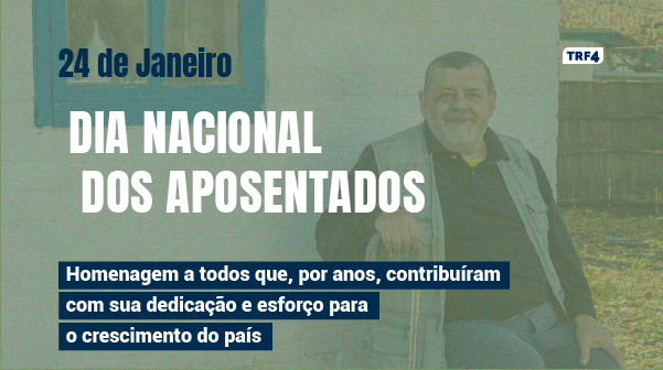 TRF4_oficial's tweet photo. Nada mais justo, para os que deram o seu melhor, do que usufruir dos seus direitos nesta nova etapa de vida! Caso tenha alguma dúvida sobre a sua aposentadoria, entre em contato com o INSS pela Central 135 ou pelo site Meu INSS.
#diadosaposentados #diadasaposentadas https://t.co/HhxEPHjIiq