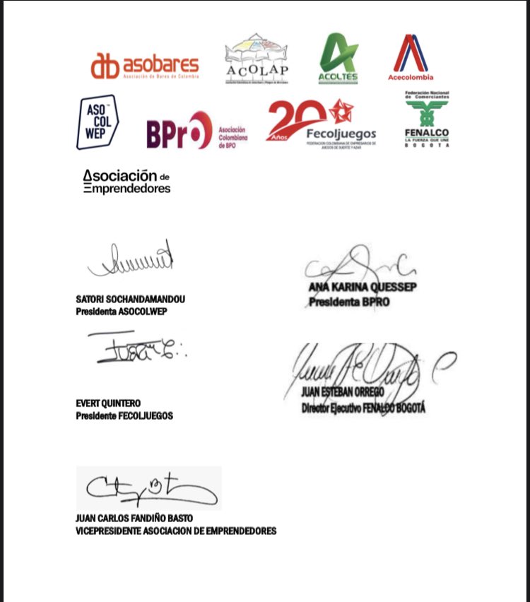 DesarrolloBta's tweet photo. El trabajo coordinado público-privado nos permitió mitigar los impactos económicos de la pandemia. Seguiremos con este diálogo constante y propositivo para consolidar el crecimiento y una #Bogotá24Horas. Gracias a los gremios por el respaldo a @DesarrolloBta y a estas iniciativas https://t.co/5iDBPb1Tie
