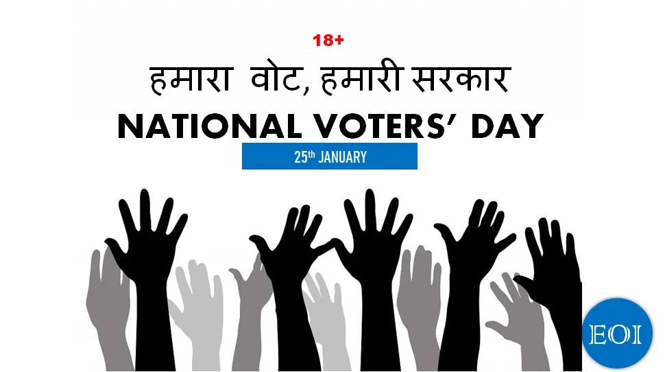 electionsOf_IND's tweet photo. #NationalVotersDay #India 
हमारा वोट, हमारी सरकार https://t.co/NoqVDERjqJ