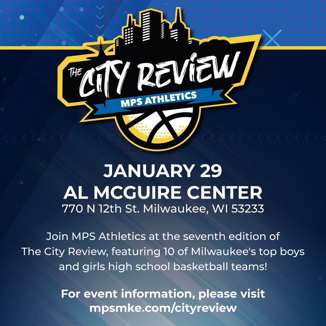 MPS Athletics &amp; The City Review showcase return to the Al McGuire Center this Saturday, Jan. 29! Join us to watch 10 of the top City Conference boys &amp; girls basketball teams square off in a full day of high school hoops! 

Visit mpsmke.com/cityreview for more information!
