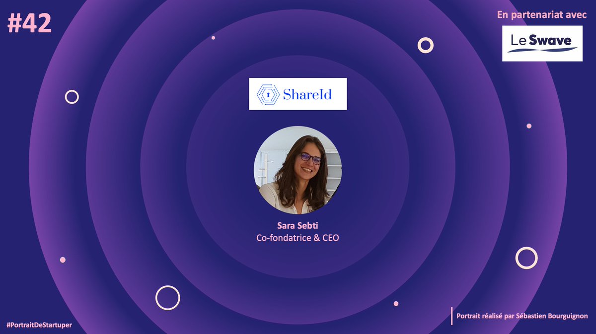sebbourguignon's tweet photo. #PortraitDeStartuper #42 – ShareID – Sara Sebti @shareIdai cc @LeSwave #Startup #FrenchTech https://t.co/o5dNerFvY0 https://t.co/akt60Nr5gN