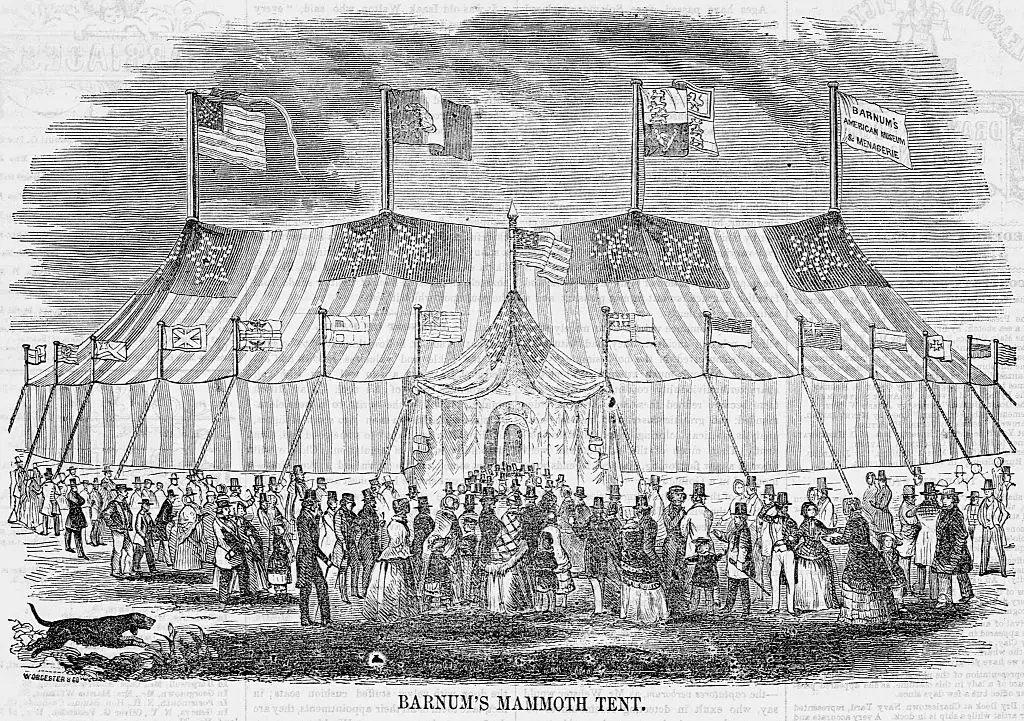 inputmag's tweet photo. In the early 20th century, the circus was the premiere form of American entertainment, and days that the touring shows visited were considered akin to a holiday. Over time, the circus became less relevant, with radio, television, and now, apps like TikTok. https://t.co/X75BjidEY9 https://t.co/g5GfrBSQxy